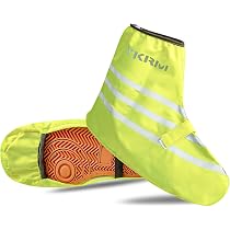 Couvre-Chaussures Imperméables Vélo – Protection Pluie Réfléchissante Velcro – Pour Cyclistes