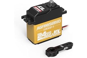 AGFRC 24KG Servo Servo programmabile Servo Servo Servo Servosterzo per 1/10 RC modello, 180 gradi (B53DHS)
