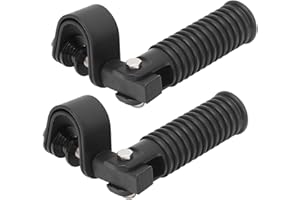 AYNEFY Podnóżki motocyklowe, 1 para podnóżków motocyklowych, 1 cal, uchwyt na silnika, nakładany motocyklowy z ochroną zderzaka 25 mm