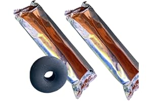 HEAT.me HeatRinge - Nachhaltige Bambus-Turbokohle | Schnellzündend & rauchfrei | 5 Min. startklar | für Mobile Grills + HEAT.me Lunchbox Grill | (12 Rollen)