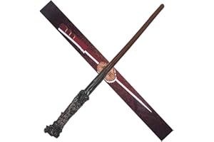 Aomig Varita Magica, Accesorio Disfraces Niño, Varita Magica Disfraz Mago College Cosplay Halloween, Regalo Niño y Adulto