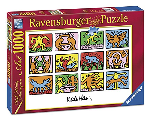 Preisvergleich Produktbild Ravensburger Puzzle 1000 Teile - Retrospect, Keith Haring (Code 15615)
