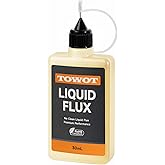 TOWOT Soldering Liquid Flux 30ml Soldering Flux No Clean for Electronics, Lead-Free and Anti-Corrosion High Purity Resin Flux