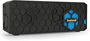 Inateck Bluetooth Stereo Portable Speaker Wireless Speaker for All Bluetooth Enabled Devices, Smartphone, Tablet and Laptop – 2 × 3 Watt RMS, 88DB