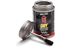 Errecom 1000 Miglia BKR 3101 Fahrradkette Schmiermittel Dry - 120 ml, für Trockene und Staubige Bedingungen, Trockenes Klima, All-In-One mit Pinsel enthalten