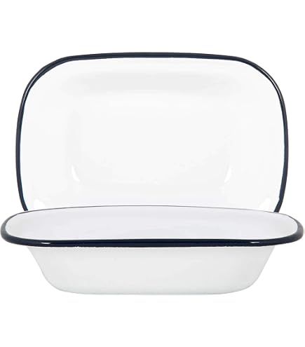 Falcon Enamel Oblong Pie Dish - 22cm, Pack Of 4, Oven Safe & Nonstick - View #6