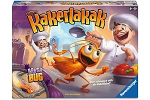 Ravensburger 20800 - kackerlacka - actionspel med elektronisk kackerlacka, barnspel från 5 år, för 2-4 personer, familjespel - födelsedagspresenter