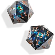 Jeu de dés polyédriques en cuivre sculpté évidé - FAFEICY - PN019