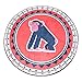 Produktbild GRENSS Cartoon Red Monkey runde Eingang Fußmatte Anti-Skid Badezimmer Matten Küche Teppiche Flanell Wasnable Matten Kinderzimmer Teppiche, 1000 mm x 1000 mm