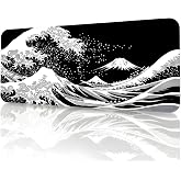 8 Farklı Desenli Baskılı Model Black Deer XXL Gaming Mouse Pad 90x40 cm &ndash; Dikişli Kenar, Kaymaz Taban, Dijital Tasarım, Hassa