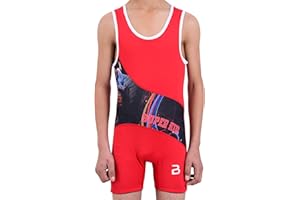 2BOLD Wrestling Singlet For Kids,MMA Powerlifting, Wrestling, Athletic, Body Suit, Youth Breathable Singlet