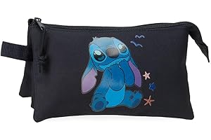 ENSO Disney Stitch Excited Equipaje- Bolsa de Mensajero, Niñas, Excited, Talla única