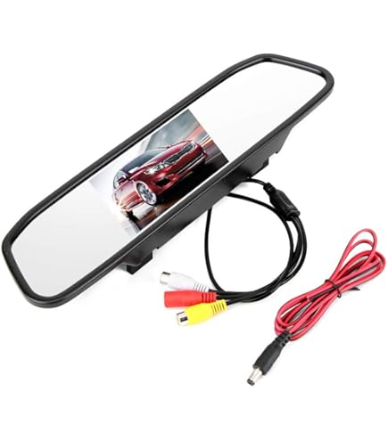 Cocar 5 Auto Saugnapf Halterung Monitor LCD TFT Bildschirm Windschutzscheibe Halterung für Rückfahrkamera/Front-Kamera/Media Player/2 Cinch RCA