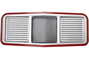 MDM parts Kühlergrill oben für Case IH, IHC 644 744 844 745 845 946 1046, Silber, Kunststoff, Traktor, Teil, Autoteile