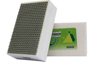 BSRTTOOL Diamond Hand Polishing Pads 800 Grit Polishing Tile Stone Marble Concrete Ceramics Granite Glass 1PCS 800