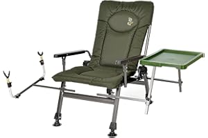 Agritrade AK CARP FISHING Accessories Chairs, Folding Armchair Folding Arm CHAIR /// F5R ST/P - Set (Green- CLASSIC)