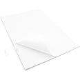 EVG Home & Office Supplies 20 x Easy Peel Crack back Self Adhesive A4 Blank White Sheets Customisable White Sheet Sticker Label Printing Paper Sheet