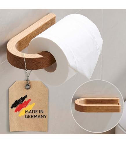 QMAHA 4 Stuks Hout Wandhaken, Eenvoudige Garderobehaken Modern Kledinghaken aan de Muur Kapstok om te Schroeven, Hout Handdoekhaken om te Boren voor Badkamer, Slaapkamer, Deur, Kast