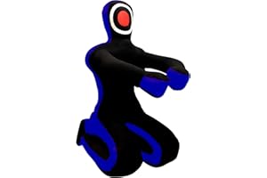 ROX Fit Grappling Dummy Suitable for MMA Combat Mixed Martial Arts Training, Fitness, Red Black/Blue