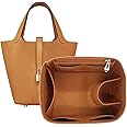 Hermes Picotin 18 Brown A Storage Bag Insert - Portable Makeup Bag Organizer Liner