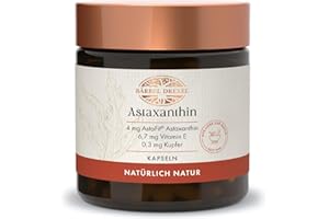 ‎BÄRBEL DREXEL BÄRBEL DREXEL Astaxanthin 4mg Hochdosiert aus der Haematococcus Pluvialis Mikro-Alge, Softgel-Kapseln (40 Stk) Vegane Herstellung Deutschland, Vitamin E