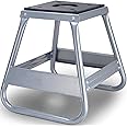 THE WHITE SHOP Motorcycle Dirt Bike Panel Stand Moto Maintenance Hoist Lift Jack Removable Trail motocross stand