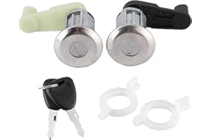 DEMERAS Serrures et matériel Universel Durable Parfait avec clé pour Accessoires de Voiture pour Clio II 1998-2005 Securityelectronics