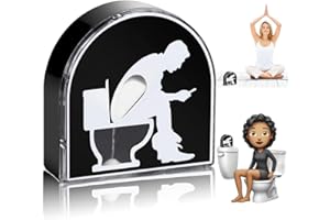 JCOTCL Clessidra da 5 Minuti, 5 Minuten Timer da Bagno con Clessidra, timer creativo per toilette, Toilet Timer per Sabbia, Giocattoli e Gadget Divertenti, Regalo di Compleanno per Marito, Regali Divertenti