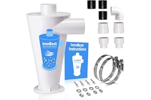 IMNBEST Cyclone Separator dust Separator Filter, Cyclone dust Extraction, Suction Technology Vacuum Cleaner Suction Device Separator with Accessories Set