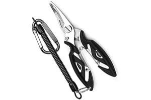 HFYMXNB Removedor de Gancho Acero Inoxidable, Alicates de Pesca, Multifuncional Ligero de Acero Inoxidable Pesca Alicates Herramienta Pesca