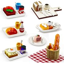 Set Miniature Nourriture Et Boissons Pour Maison De Poupée - 42 Pièces En Résine, Réaliste - Accessoires Cuisine, Décoration Jeu - 7