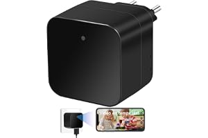 Mini Döljd Spionkamera /2. , Osynlig HD 1080P Videokamera Mikrospion, Bärbar HD 1080P Minikamera, Spionkamera med Rörelsedetektering, Molnlagring för Hem, Kontor, etc.