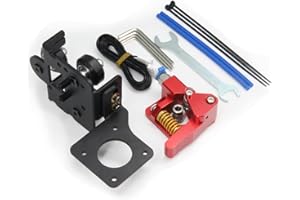 Zeberoxyz Ender 3 Neo 3D Printer Upgrade Direct Drive Plate with 3pcs Pulleys with Dual Gear Extruder Kit Only for Ender 3 Neo, Ender 3 Max Neo (Plate+Dual Extruder Kit)