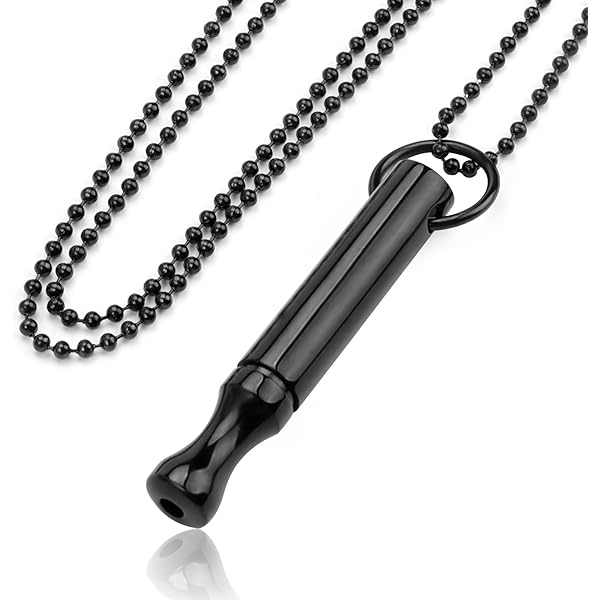 Flycppo Collana Antistress di Meditazione in Acciaio Inox - Respirazione e Sollievo dall'Ansia, Antifumo per Uomini e Donne (Argento