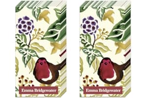IHR 2 Packs of Emma Bridgewater Paper Pocket Handbag Tissues - Christmas Ivy and Robons