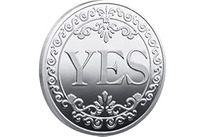 HARPIMER Sí No Moneda Decisión Moneda Conmemorativa Moneda Conmemorativa Regalo de Juguete de Medallón de Fortuna Lanzar Coleccionista de Juegos 1 Pieza