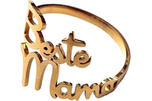 AHNONA Geschenke für Mama - Mama Geschenk, Geburtstagsgeschenk für Mama, Weihnachtsgeschenke für Mama, Beste Mama Ring, Geschenke für Mutter, Mutter Tochter Geschenk, Weihnachtsgeschenke