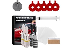 HUANCHENDA Steinschlag Reparaturset Windschutzscheibe, 4er-Pack Glasreparaturset, Reparaturset für zerbrochene Windschutzscheiben, Glasreparaturflüssigkeit, repariert schnell Risse, Absplitterungen, Sternrisse