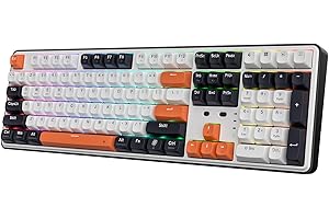 Redragon K689 PRO Wireless Gasket RGB Gaming Keyboard, 104 Keys + Extra 4 Hotkeys Mechanical Keyboard w/Upgraded Hot-swappable Socket, 5-Layer Noise Dampening, Round PBT Keycaps, Custom Linear Switch