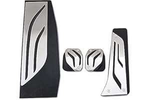 DCXXAN Auto-Bremspedalauflage, für BMW 1 2 3 4 Serie F20 F21 F22 F30 F31 F32 F36 Kraftstoff Gas Bremskupplung Fußstütze Pedalauflage Abdeckung Pedal ersetzen