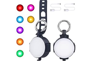 SINJIALIGHT 2 Pack Dog Collar Light, Light Up Dog Collars, Dog Lights for Night Walking, Clip-On LED Pet Tag 4 Modes, IP67 Waterproof LED Dog Safety Lights for Night