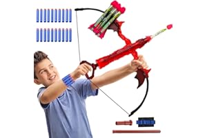 ‎HOGOKIDS HOGOKIDS Pfeil und Bogen Set für Kinder mit Köcher zum Bogenschießen inkl 3 Pfeile Kinderbogen für ab 6-10 Jahre Kinder Schießbogen Jugendbogen für Anfänger Jugendliche Indoor Outdoor