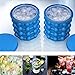 Produktbild Ice Genie Ice Bucket Maker Ice Cube Maker Silikon Ice Cube Maker 2 in 1 Cube Blue