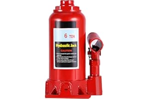 GREENSEN Wagenheber, 6T Heber Hydraulisch Stempelwagenheber für SUV Hydraulikheber Hydraulischer Wagenheber Flaschenwagenheber Stempel Heber Stempelheber Hubkraft Wagenheber Werkzeug Stempelwagenheber