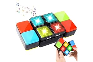 Wenosda Music Puzzle Cube Game Magic Toys Electronic Games Variety Race Educational Puzzle Brain Games Novelty Toy for Kids,Boys,Girls & Gamers