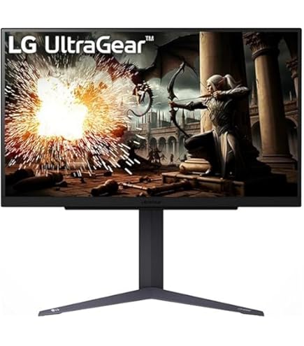LG 27GS60QC-B Ultragear Monitor, 27 inch QHD, 2560 x 1440