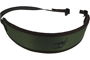 TOURBON Cinghia antiscivolo per fucile da caccia 1680D cinghie regolabili imbottite in neoprene - verde..