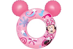 Bestway Bouée Gonflable avec Oreilles de Minnie, 74cm x 76cm