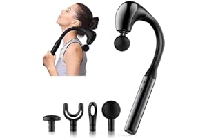 Fronnor Pistola massaggiante con manico esteso, massaggiatore rivoluzionario a forma di U per alleviare il dolore, i tessuti profondi, il corpo, il collo, le spalle, le gambe