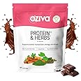 OZiva Protein & Herbs, For Women, (Natural Protein Powder With Ayurvedic Herbs Like Shatavari, Giloy, Curcumin & Multivitamins For Improving Metabolism, Skin & Hair (Chocolate, 1Kg)